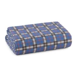 Scampolo Tessuto Tartan Cotone Loneta Digitale 275x275 Cm Z894 -Prodotti Per La Casa scampolo tessuto tartan cotone loneta digitale blu 3