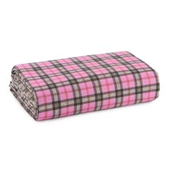 Scampolo Tessuto Tartan Cotone Loneta Digitale 275x275 Cm Z894 -Prodotti Per La Casa scampolo tessuto tartan cotone loneta digitale fucsia 3