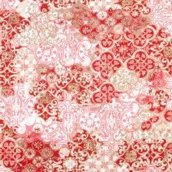 Scampolo Tessuto Tiles Cotone Loneta Digitale 275x275 Cm Y275 -Prodotti Per La Casa scampolo tessuto tiles cotone loneta corallo 2 1