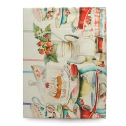 Tovaglia Con Tovaglioli Tazze Di Maestri Cotonieri - Dimensioni Varie W021 -Prodotti Per La Casa servizio da tavola maestri cotonieri tazze 3 2