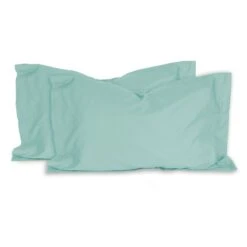 Set 2 Federe Raso Di Zucchi Tinta Unita J397 -Prodotti Per La Casa set 2 federe raso di zucchi tinta unita cielo 1