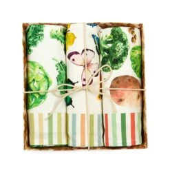 Set 3 Strofinacci Cucina Asciugapiatti Natura Di Caleffi In Puro Cotone K770 -Prodotti Per La Casa set 3 strofinacci cucina asciugapiatti natura di caleffi in puro cotone 3