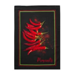 Set 3 Strofinacci Cucina Asciugapiatti Picante In Puro Cotone V522 -Prodotti Per La Casa set 3 strofinacci cucina asciugapiatti picante in puro cotone 4