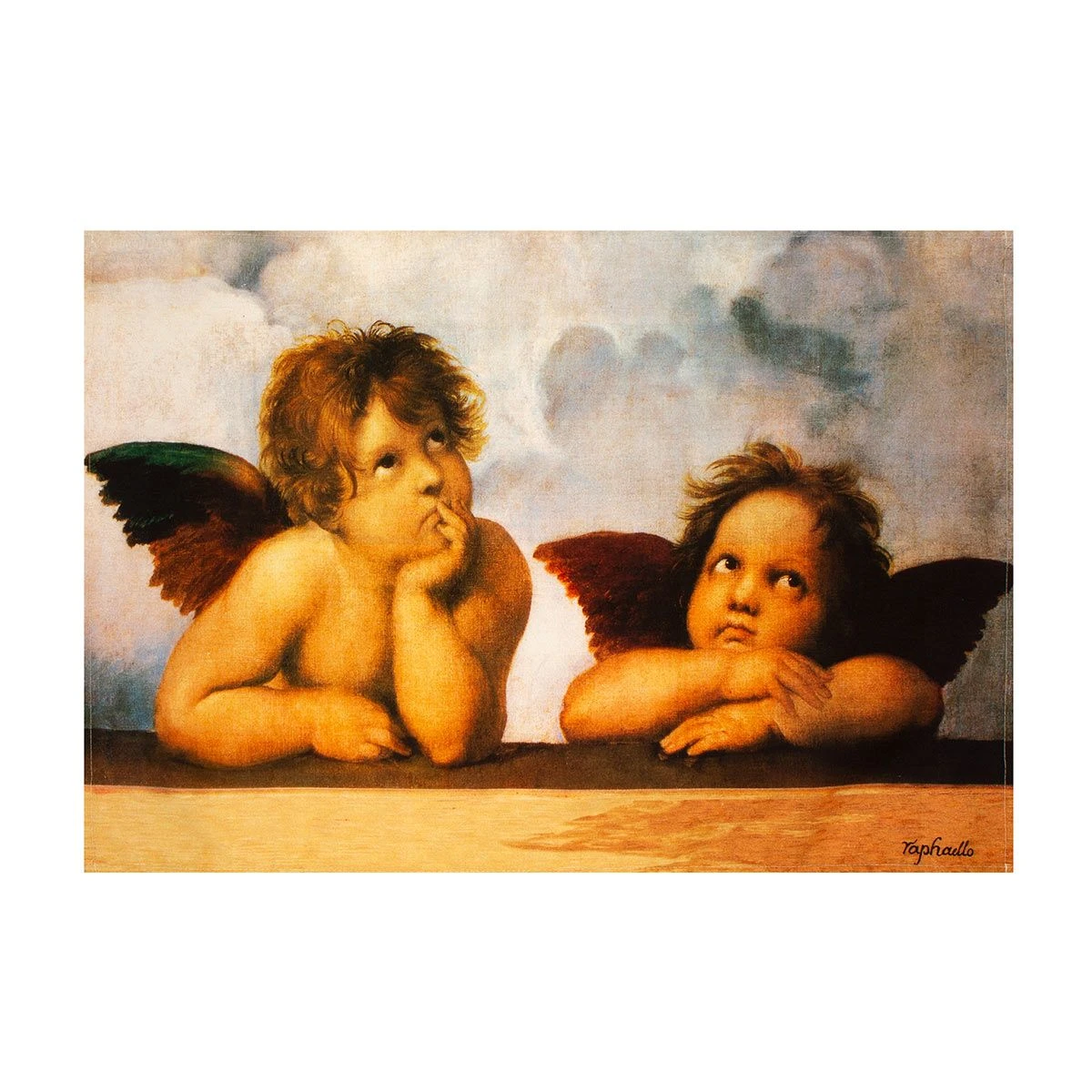 Set 4 Strofinacci Cherubini Michelangelo Di Randi In Cotone Y411 4 Set 4 Strofinacci Cherubini Michelangelo Di Randi In Cotone Y411 - immagine 2