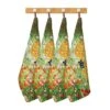 Set 4 Strofinacci Giardino Di Fiori Klimt Di Randi In Cotone Y397 -Prodotti Per La Casa set 4 strofinacci giardino randi