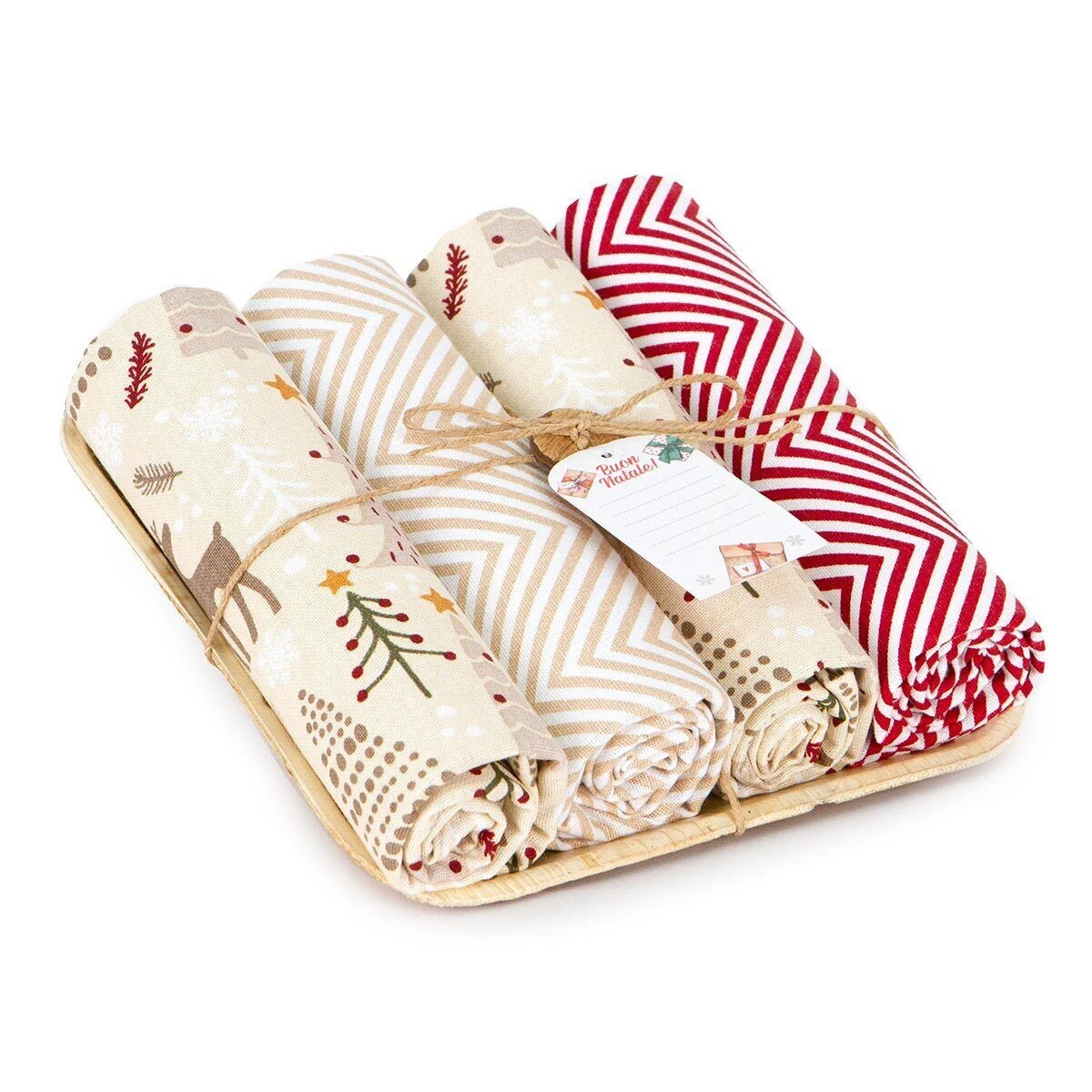 Set 4 Strofinacci Natalizi Christams Tree X151 3 Set 4 Strofinacci Natalizi Christams Tree X151