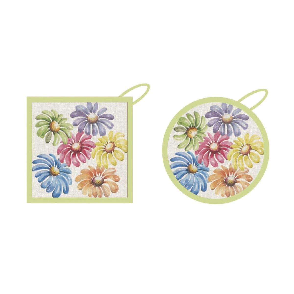 Set Grembiule + Presine Iole In Puro Cotone K141 6 Set Grembiule + Presine Iole In Puro Cotone K141 - immagine 4