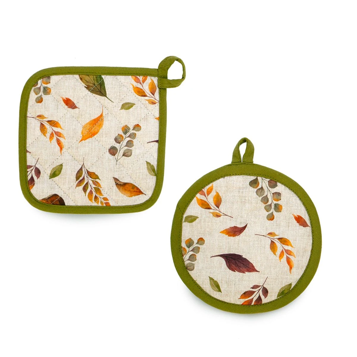 Set 2 Presine Margaret In Puro Cotone Con Stampa Digitale W486 4 Set 2 Presine Margaret In Puro Cotone Con Stampa Digitale W486 - immagine 2