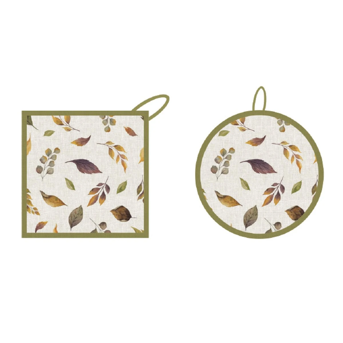 Set 2 Presine Margaret In Puro Cotone Con Stampa Digitale W486 5 Set 2 Presine Margaret In Puro Cotone Con Stampa Digitale W486 - immagine 3