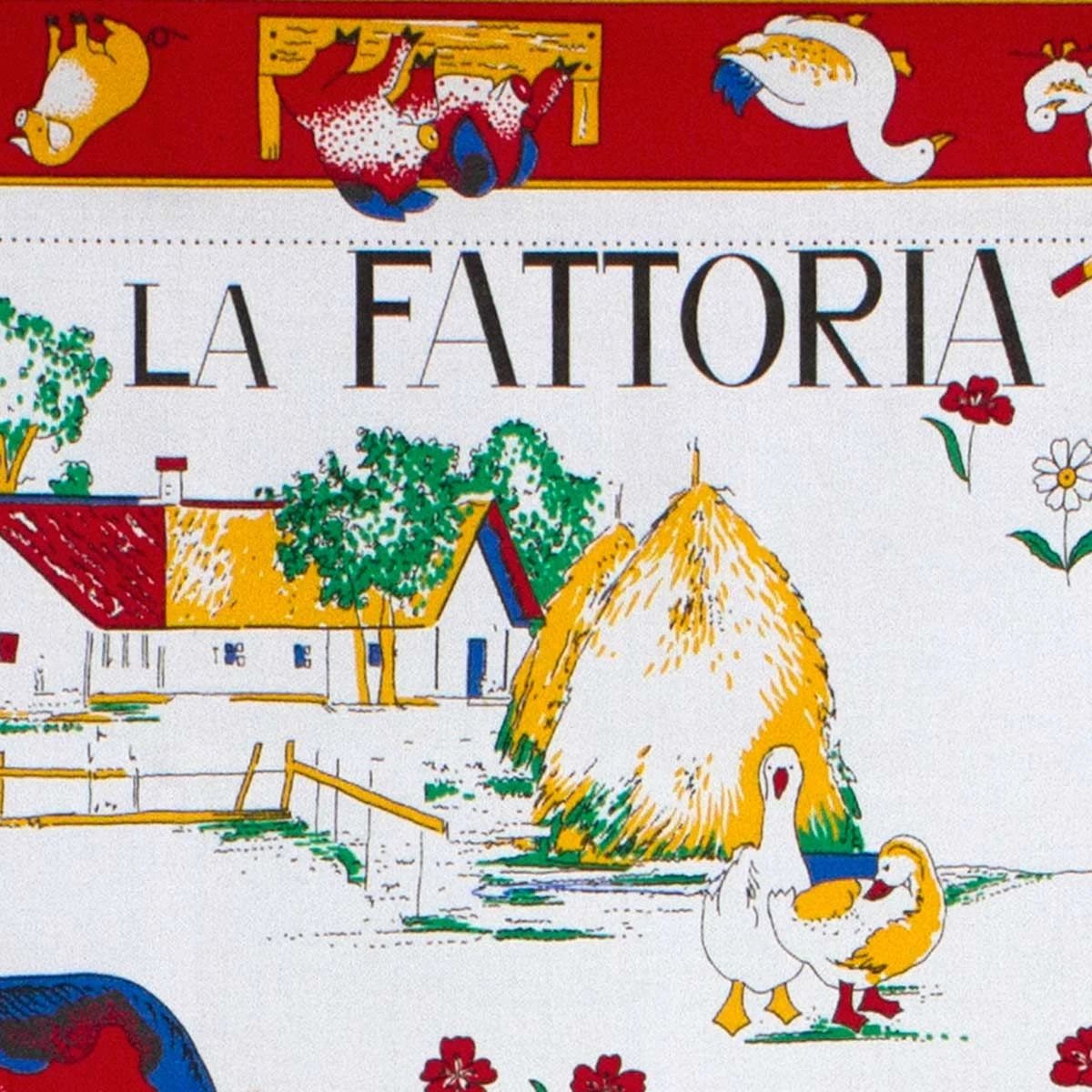 Strofinaccio Cucina Asciugapiatti La Fattoria In Puro Cotone V430 4 Strofinaccio Cucina Asciugapiatti La Fattoria In Puro Cotone V430 - immagine 2