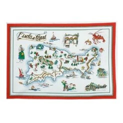 Strofinaccio Cucina Asciugapiatti L‘isola Di Capri In Puro Cotone U056
