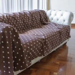 Foulard Arredo Multiuso Morbidissimi Dis. Cuori 160x280 Cm N928 -Prodotti Per La Casa telo arredo copritutto morbidissimi 160x280 cm 1