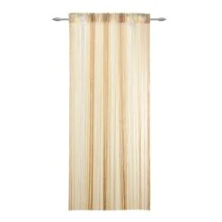 Tenda Arredo A Fili Millerighe Multicolor 140x280 W022 -Prodotti Per La Casa tenda a fili millerighe multicolor beige 1