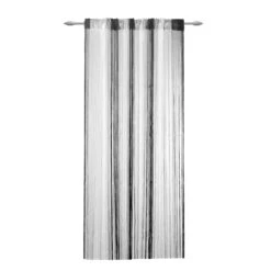 Tenda Arredo A Fili Millerighe Multicolor 140x280 W022 -Prodotti Per La Casa tenda a fili millerighe multicolor nero 1