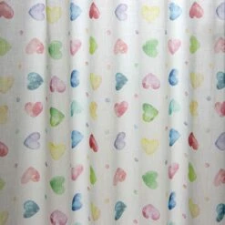 Tessuto Per Tenda Al Metro Cuori C/stampa Digitale Altezza 315 Cm V577