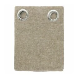 Pannello Tenda Arredo Alvaro In Linone Con Borchie - Tinta Unita Y060 -Prodotti Per La Casa tenda arredo alvaro in linone 140x280 cm con borchie beige 1