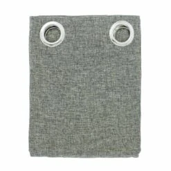 Pannello Tenda Arredo Alvaro In Linone Con Borchie - Tinta Unita Y060 -Prodotti Per La Casa tenda arredo alvaro in linone 140x280 cm con borchie grigio 1