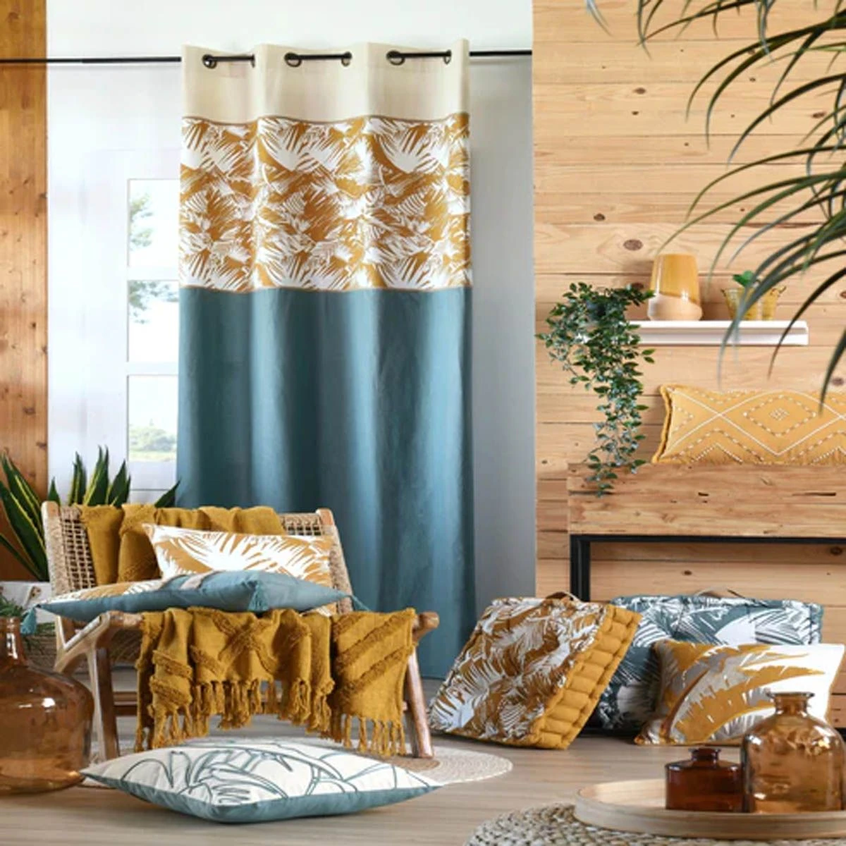 Tenda Arredo Coprente Bamako Con Borchie 140x260 Cm J536 5 Tenda Arredo Coprente Bamako Con Borchie 140x260 Cm J536 - immagine 3