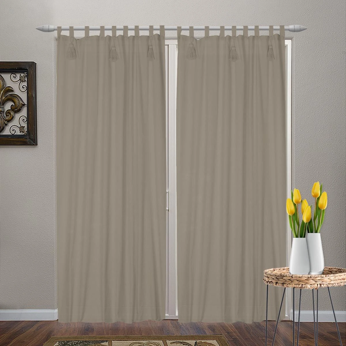 Tenda Arredo Coprente Tessa Con Nappe 150x290 Cm W141 7 Tenda Arredo Coprente Tessa Con Nappe 150x290 Cm W141 - immagine 5