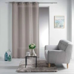 Pannello Tenda Esther Velo Effetto Lino Con Borchie 140x240 Cm Z471 9 Pannello Tenda Esther Velo Effetto Lino Con Borchie 140x240 Cm Z471 -Prodotti Per La Casa tenda arredo esther effetto lino 140x240 cm tortora 1