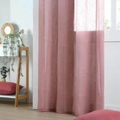 Tenda Arredo Filtrante Preston Effetto Lino Con Borchie 140x260 Cm K413 -Prodotti Per La Casa tenda arredo preston effetto lino vinaccia dettaglio