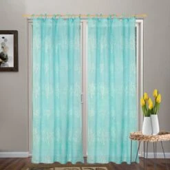 Tenda Arredo Sardegna Con Lacci Fondo Colorato 140x290 Cm W166 9 Tenda Arredo Sardegna Con Lacci Fondo Colorato 140x290 Cm W166 -Prodotti Per La Casa tenda arredo sardegna fondo colorato acqua 1