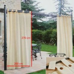 Tenda Gazebo Morbidissimi Idrorepellente Con Passanti 200x270 Cm - Panna Z308 -Prodotti Per La Casa tenda gazebo impermeabile morbidissimi 4