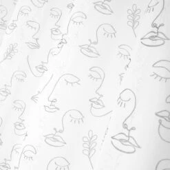 Tenda Arredo Trasparente Esquisse Con Borchie 140x260 Cm W654 -Prodotti Per La Casa tenda trasparente esquisse 140x260 cm 3