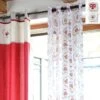 Tenda Arredo Trasparente Pauline Con Borchie 135x260 Cm W671