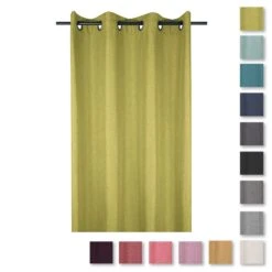 Tenda Confezionata Bèa Con Borchie Semitrasparente 140x260 Cm T071