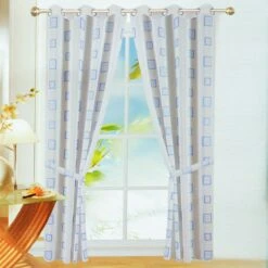 Pannello Tenda Arredo Con Borchie Bouclè Jacquard Art. Just N270 -Prodotti Per La Casa tenda con borchie boucl jacquard just 1