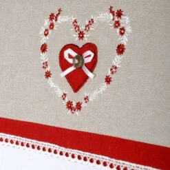 Tendina A Vetro Trasparente Pauline - Dimensioni Varie W071 -Prodotti Per La Casa tendina a vetro pauline rosso 2 2