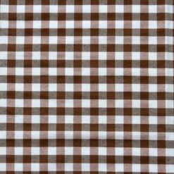 Tessuto A Quadretti Al Metraggio Country Altezza 280 Cm Z230 -Prodotti Per La Casa tessuto a quadretti al metro country marrone 3