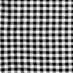 Tessuto A Quadretti Al Metraggio Country Altezza 280 Cm Z230 -Prodotti Per La Casa tessuto a quadretti al metro country nero 3