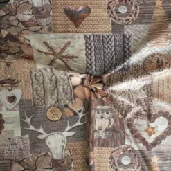 Tessuto Al Metro Nordique Antimacchia Country/Tirolese H.155 Cm V685