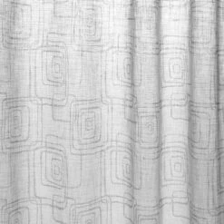 Tessuto Per Tende Al Metro Geometric Altezza 300 Cm Y217 -Prodotti Per La Casa tessuto per tende al metro geometric larghezza 300 cm grigio 3