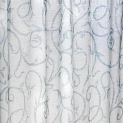 Tessuto Per Tenda Al Metro Ramage Altezza 300 Cm Y216 -Prodotti Per La Casa tessuto per tende al metro ramage altezza 300 cm blu 1