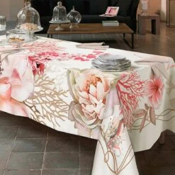 Tovaglia Acqua Di Randi In Cotone - Dimensioni Varie Y907