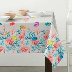 Tovaglia Acquario Di Morbidissimi Con Stampa Digitale - Dimensioni Varie Y613