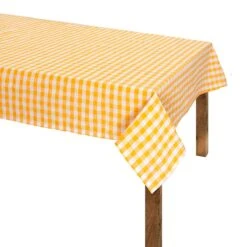 Tovaglia A Quadretti Country Morbidissimi - Dimensioni Varie Z204 -Prodotti Per La Casa tovaglia da tavola a quadretti country di morbidissimi giallo 11