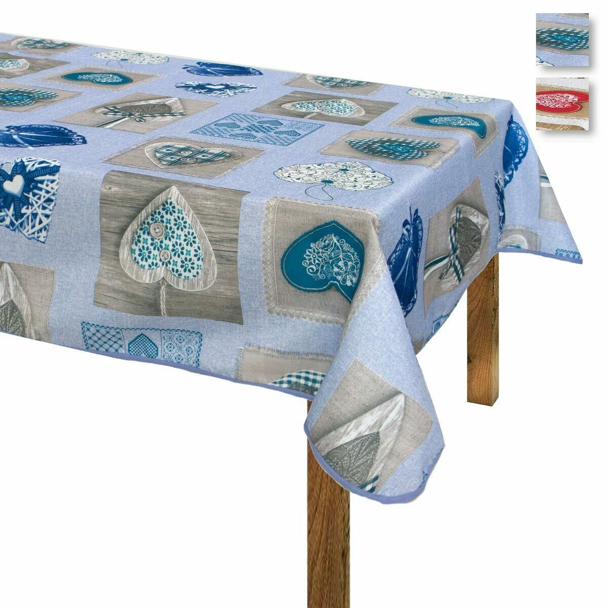 Tovaglia Antimacchia Heart - Dimensioni Varie Y028 3 Tovaglia Antimacchia Heart - Dimensioni Varie Y028