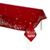 Tovaglia Da Tavola Natalizia Holly In Puro Cotone - Dimensioni Varie Z720