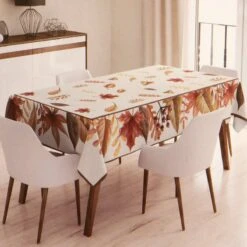 Tovaglia Foliage Di Novia Digitale - Dimensioni Varie J814