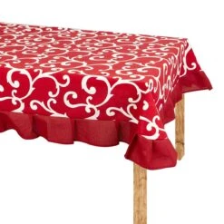 Tovaglia Ramage Di Morbidissimi Con Volant - Dimensioni Varie W125 12 Tovaglia Ramage Di Morbidissimi Con Volant - Dimensioni Varie W125 -Prodotti Per La Casa tovaglia ramage morbidissimi con volants rosso 2