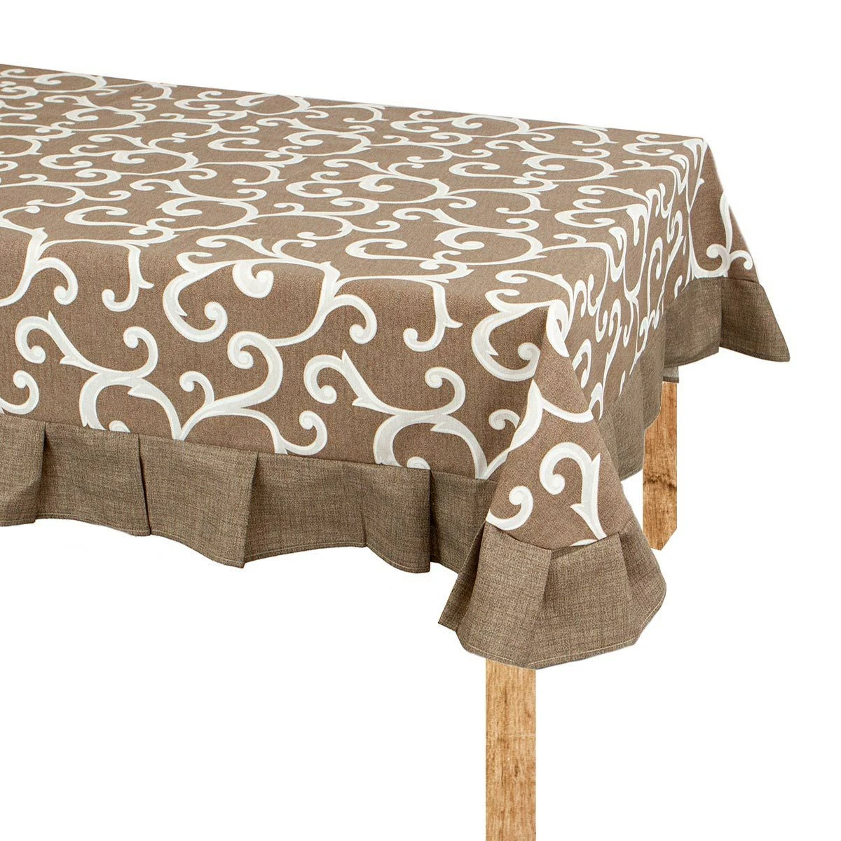 Tovaglia Ramage Di Morbidissimi Con Volant - Dimensioni Varie W125 4 Tovaglia Ramage Di Morbidissimi Con Volant - Dimensioni Varie W125 - immagine 2