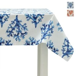 Tovaglia Da Tavola Coralli Bassetti Corliss 8 Posti - 140x220 Cm N081
