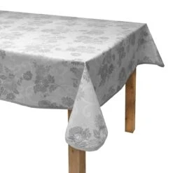 Tovaglia Plastificata Flores Di Morbidissimi Antimacchia - Dimensioni Varie S880 -Prodotti Per La Casa tovaglia cerata plastificata in pvc flores di morbidissimi antimacchia grigio