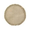 Tovaglietta All'americana Frangyss In Juta C/frange Rotonda K608