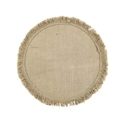 Tovaglietta All'americana Frangyss In Juta C/frange Rotonda K608