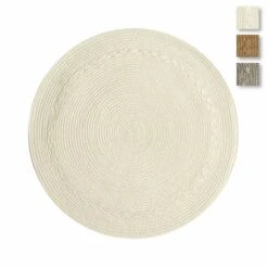 Tovaglietta All Americana BlancoRaya Rotonda Diametro 38 Cm Y927